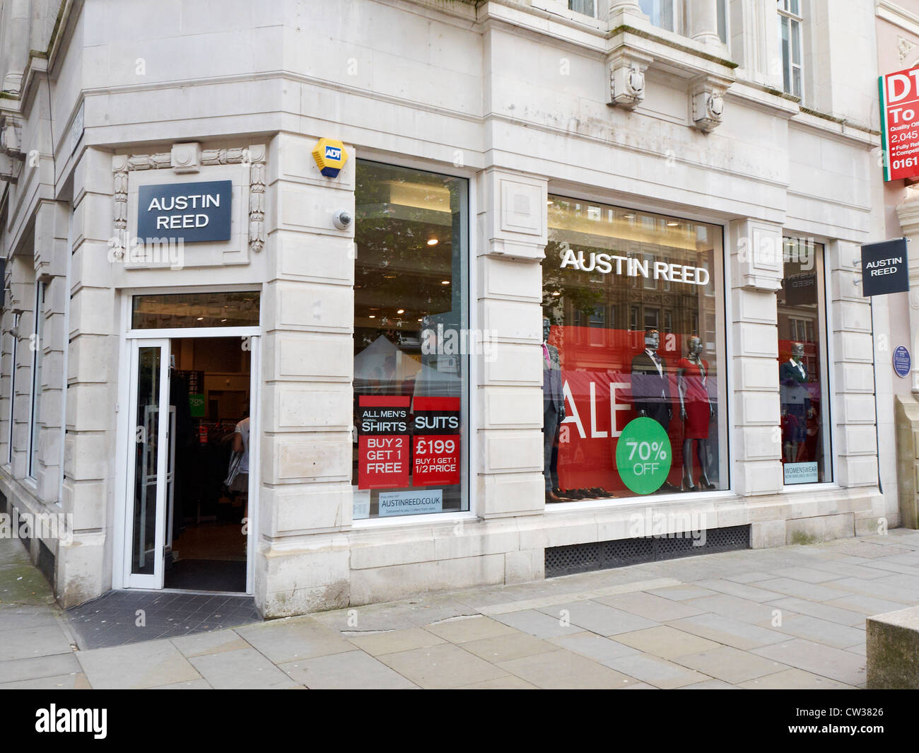 Austin Reed store on St Ann`s Square in Manchester UK Stock Photo Alamy